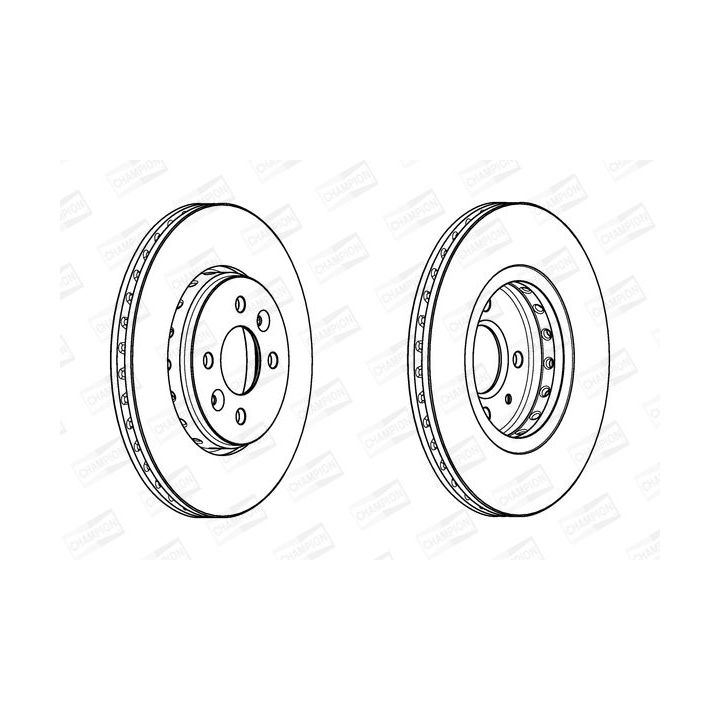 Stabdžių diskas CHAMPION 562959CH