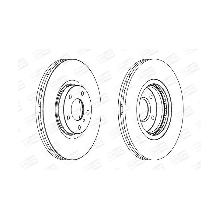 Stabdžių diskas CHAMPION 563032CH-1