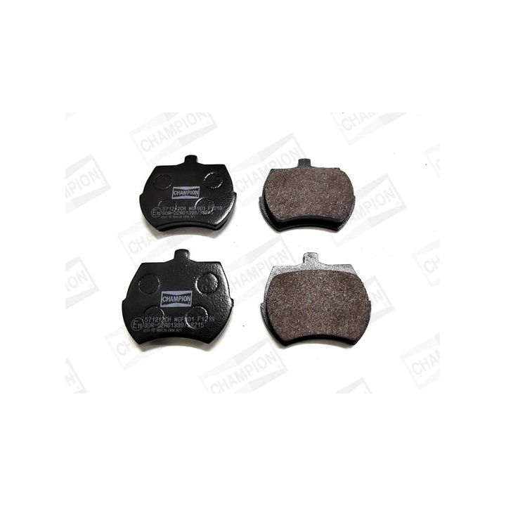 Stabdžių trinkelių rinkinys, diskinis stabdys CHAMPION 571212CH