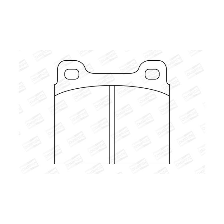 Stabdžių trinkelių rinkinys, diskinis stabdys CHAMPION 571279CH