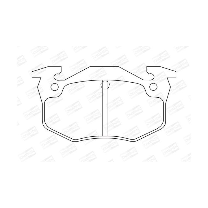 Stabdžių trinkelių rinkinys, diskinis stabdys CHAMPION 571334CH