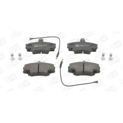 Stabdžių trinkelių rinkinys, diskinis stabdys CHAMPION 571526CH