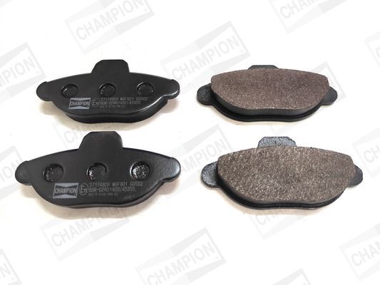 Stabdžių trinkelių rinkinys, diskinis stabdys CHAMPION 571749CH