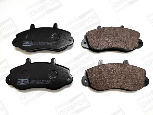 Stabdžių trinkelių rinkinys, diskinis stabdys CHAMPION 571932CH