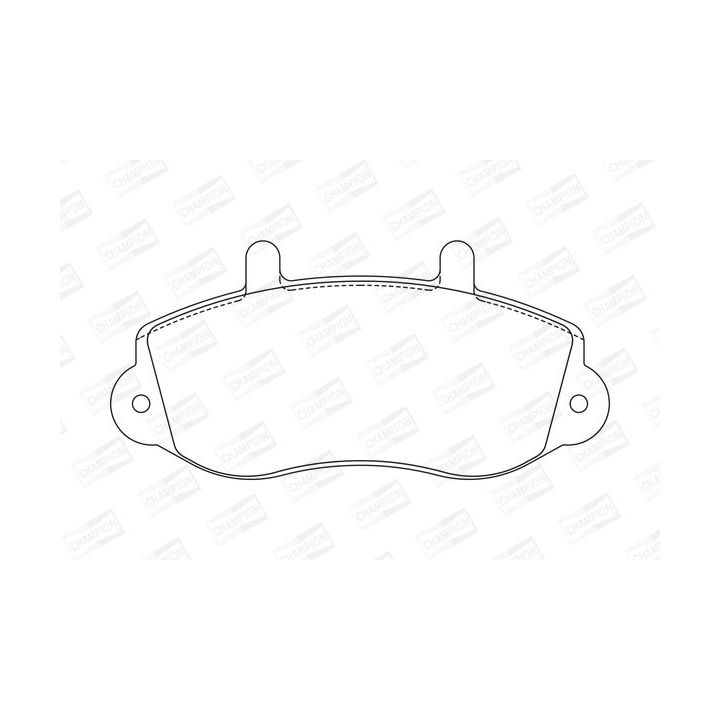 Stabdžių trinkelių rinkinys, diskinis stabdys CHAMPION 571932CH