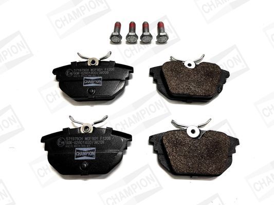 Stabdžių trinkelių rinkinys, diskinis stabdys CHAMPION 571979CH