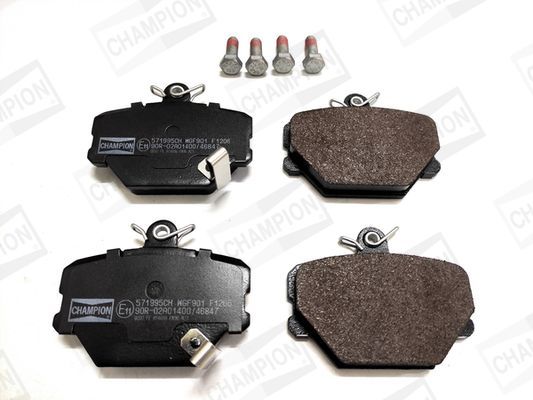 Stabdžių trinkelių rinkinys, diskinis stabdys CHAMPION 571995CH