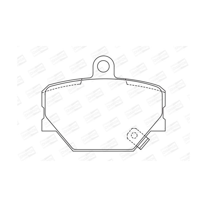 Stabdžių trinkelių rinkinys, diskinis stabdys CHAMPION 571995CH