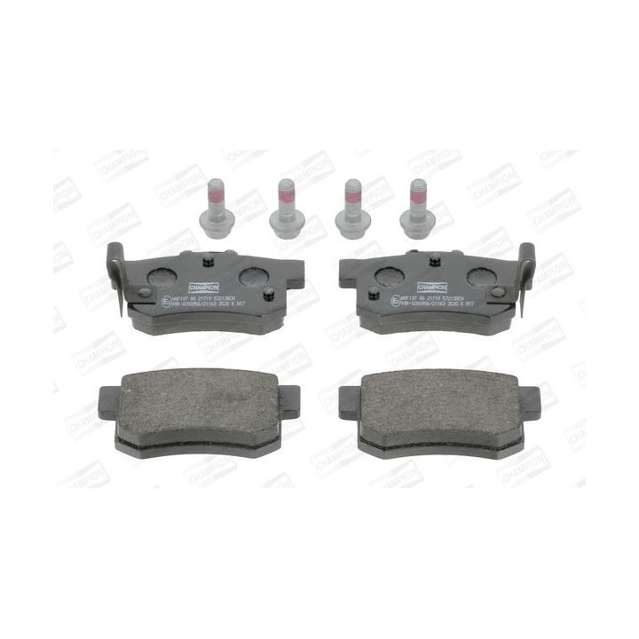 Stabdžių trinkelių rinkinys, diskinis stabdys CHAMPION 572138CH