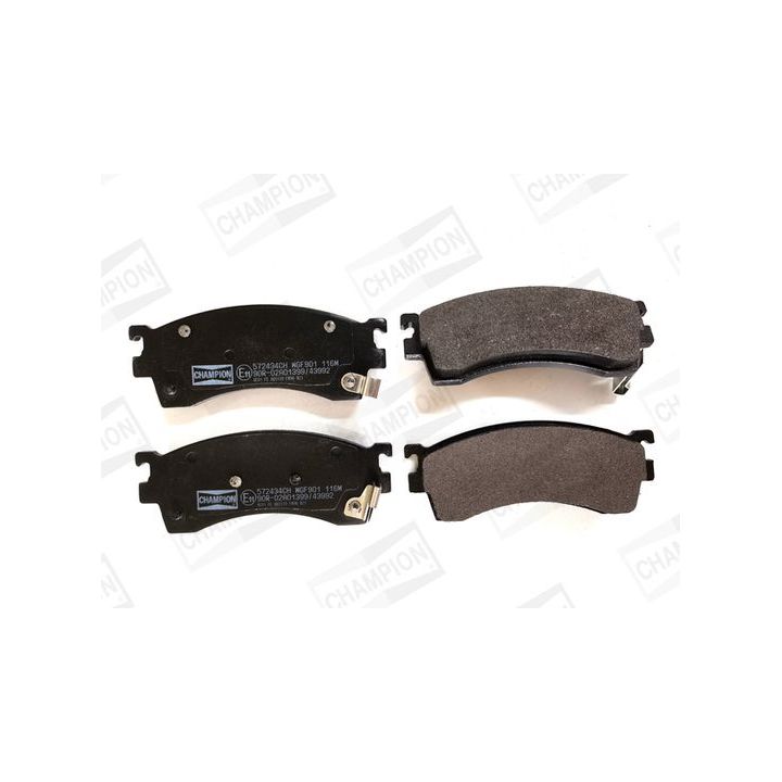 Stabdžių trinkelių rinkinys, diskinis stabdys CHAMPION 572434CH