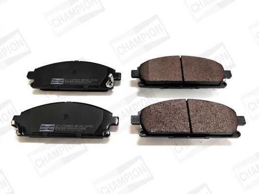 Stabdžių trinkelių rinkinys, diskinis stabdys CHAMPION 572466CH