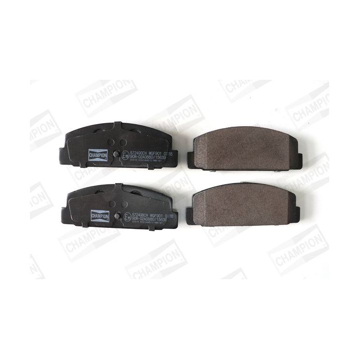 Stabdžių trinkelių rinkinys, diskinis stabdys CHAMPION 572490CH