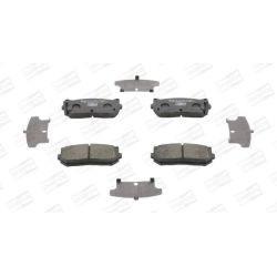 Stabdžių trinkelių rinkinys, diskinis stabdys CHAMPION 572556CH