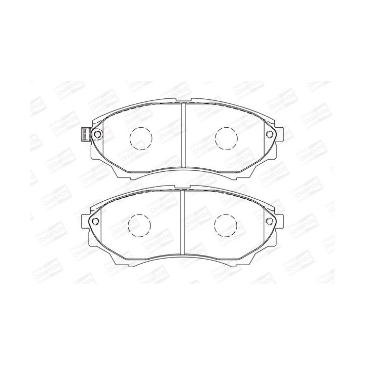 Stabdžių trinkelių rinkinys, diskinis stabdys CHAMPION 572572CH