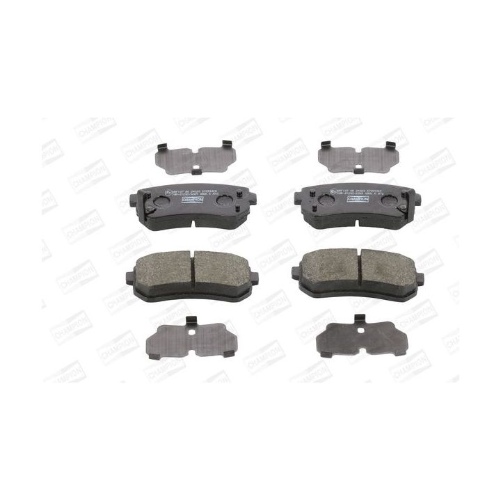 Stabdžių trinkelių rinkinys, diskinis stabdys CHAMPION 572590CH