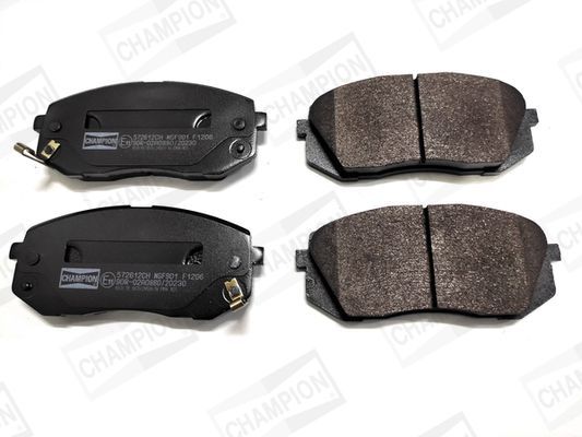 Stabdžių trinkelių rinkinys, diskinis stabdys CHAMPION 572612CH