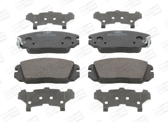 Stabdžių trinkelių rinkinys, diskinis stabdys CHAMPION 572616CH