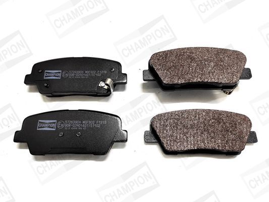 Stabdžių trinkelių rinkinys, diskinis stabdys CHAMPION 572639CH