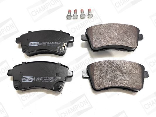 Stabdžių trinkelių rinkinys, diskinis stabdys CHAMPION 572657CH