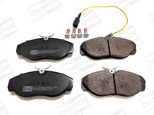 Stabdžių trinkelių rinkinys, diskinis stabdys CHAMPION 573060CH