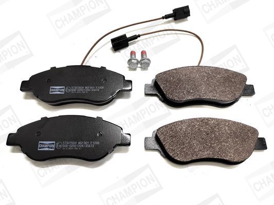 Stabdžių trinkelių rinkinys, diskinis stabdys CHAMPION 573076CH