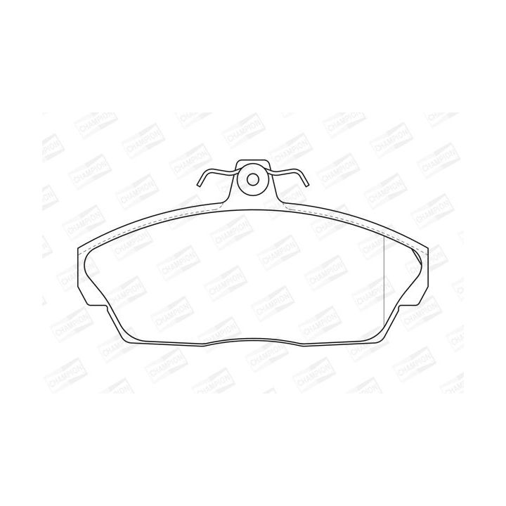 Stabdžių trinkelių rinkinys, diskinis stabdys CHAMPION 573203CH