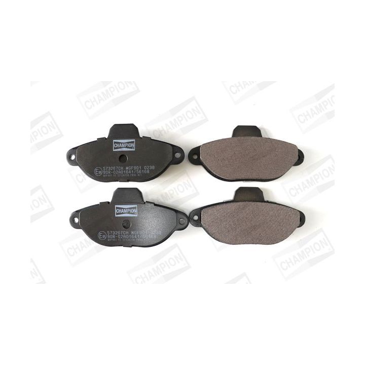 Stabdžių trinkelių rinkinys, diskinis stabdys CHAMPION 573267CH