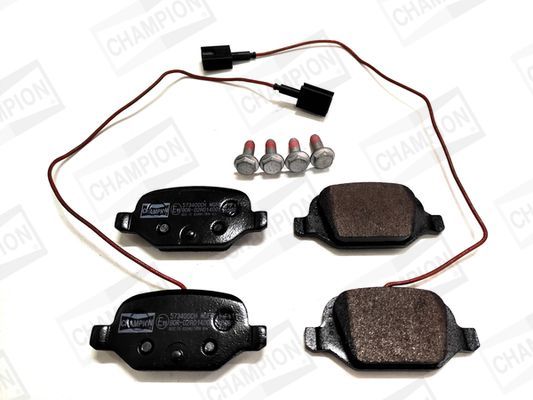 Stabdžių trinkelių rinkinys, diskinis stabdys CHAMPION 573400CH