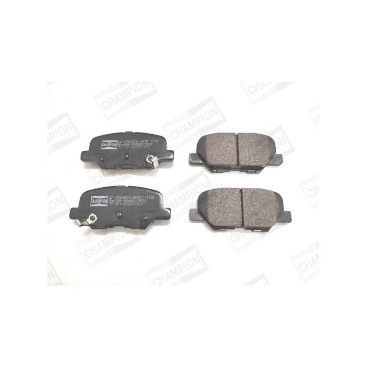 Stabdžių trinkelių rinkinys, diskinis stabdys CHAMPION 573442CH