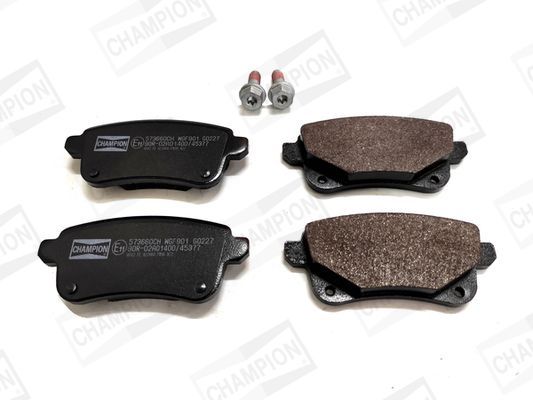 Stabdžių trinkelių rinkinys, diskinis stabdys CHAMPION 573660CH