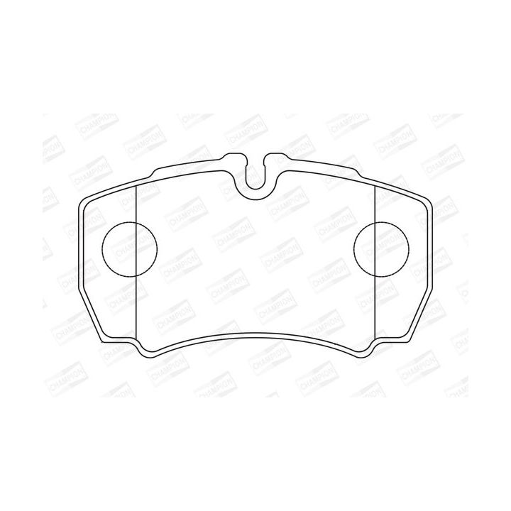 Stabdžių trinkelių rinkinys, diskinis stabdys CHAMPION 573746CH