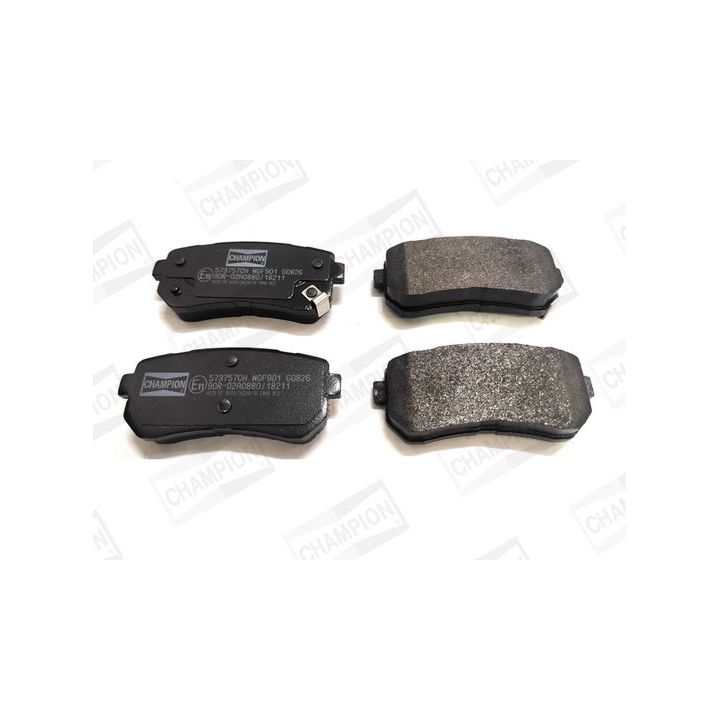 Stabdžių trinkelių rinkinys, diskinis stabdys CHAMPION 573757CH