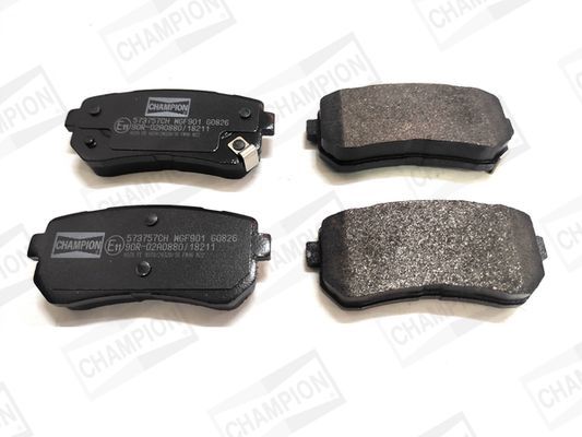 Stabdžių trinkelių rinkinys, diskinis stabdys CHAMPION 573757CH