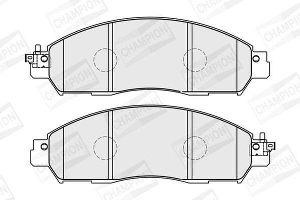Stabdžių trinkelių rinkinys, diskinis stabdys CHAMPION 573857CH
