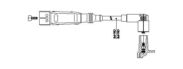 Uždegimo laidas BREMI 111/70