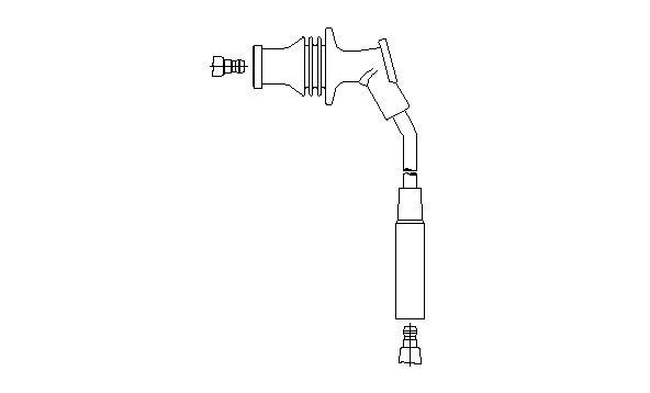 Uždegimo laidas BREMI 625/40