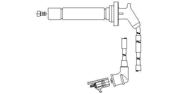 Uždegimo laidas BREMI 754F89
