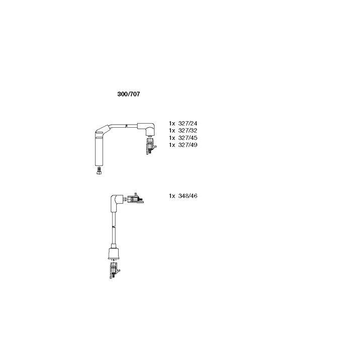 Uždegimo laido komplektas BREMI 300/707