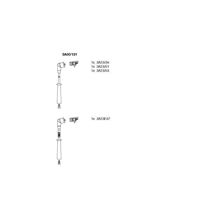 Uždegimo laido komplektas BREMI 3A00/131