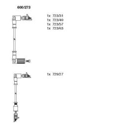 Uždegimo laido komplektas BREMI 600/273
