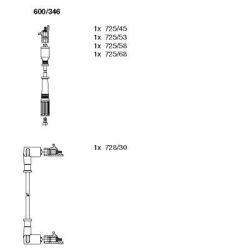 Uždegimo laido komplektas BREMI 600/346