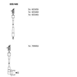 Uždegimo laido komplektas BREMI 600/449