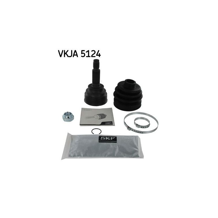 Jungčių komplektas, kardaninis velenas SKF VKJA 5124