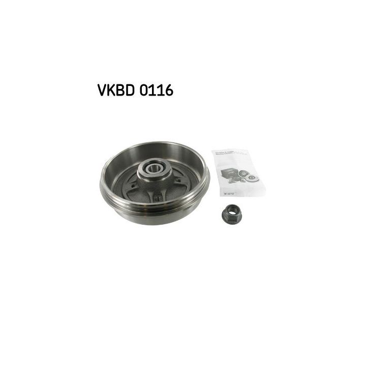 Stabdžių būgnas SKF VKBD 0116