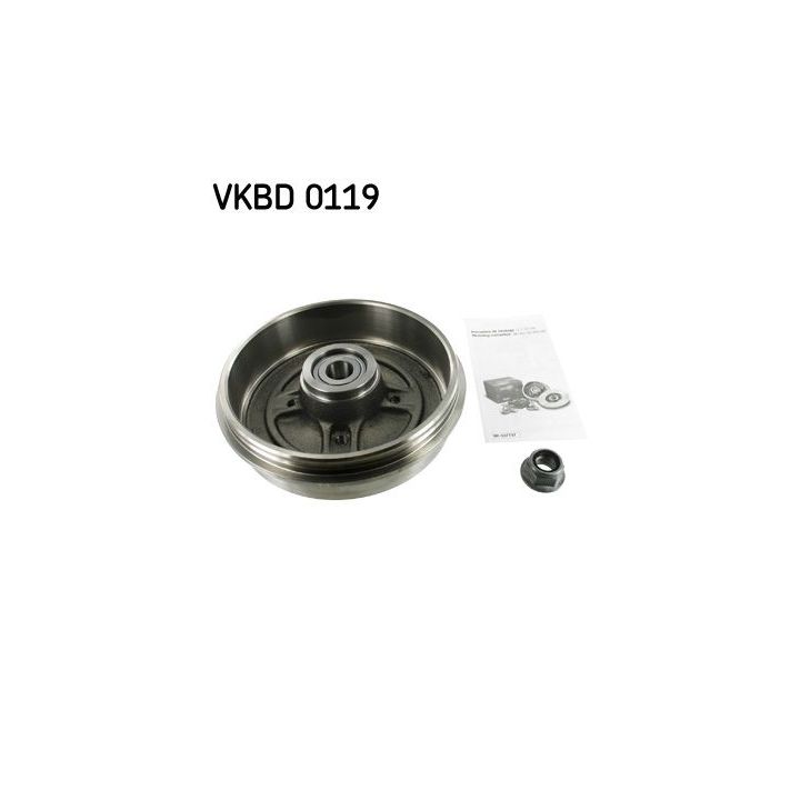 Stabdžių būgnas SKF VKBD 0119