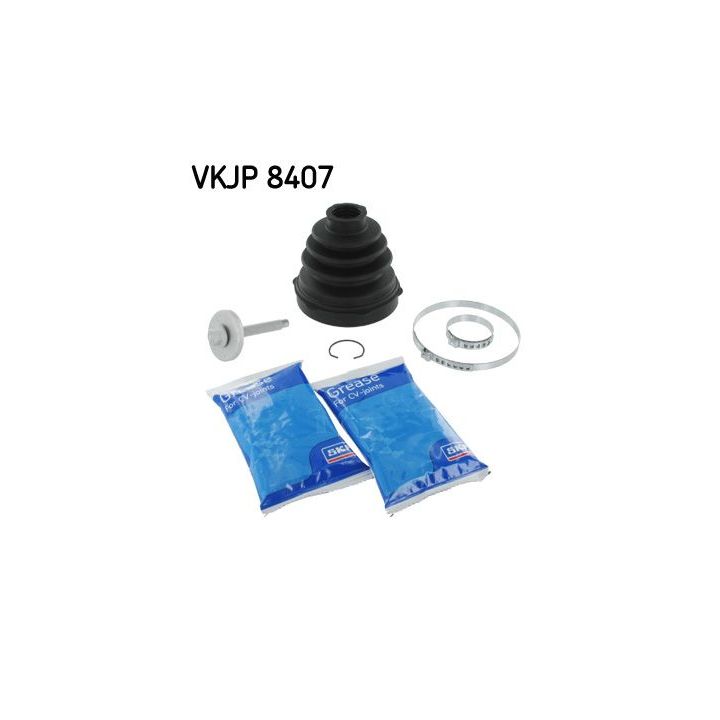 Gofruotoji membrana, kardaninis velenas SKF VKJP 8407