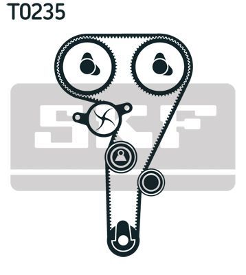 Paskirstymo diržo komplektas SKF VKMA 02283