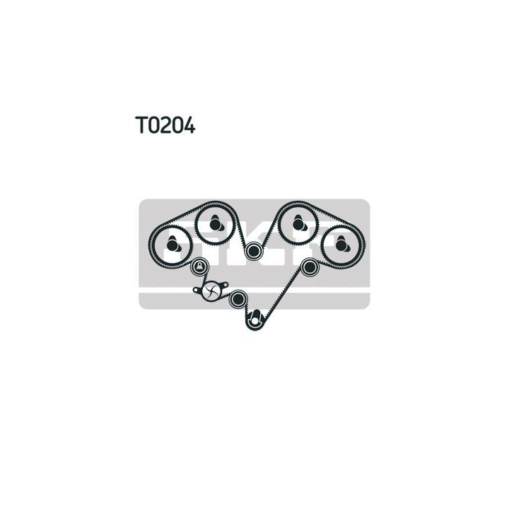 Paskirstymo diržo komplektas SKF VKMA 02540