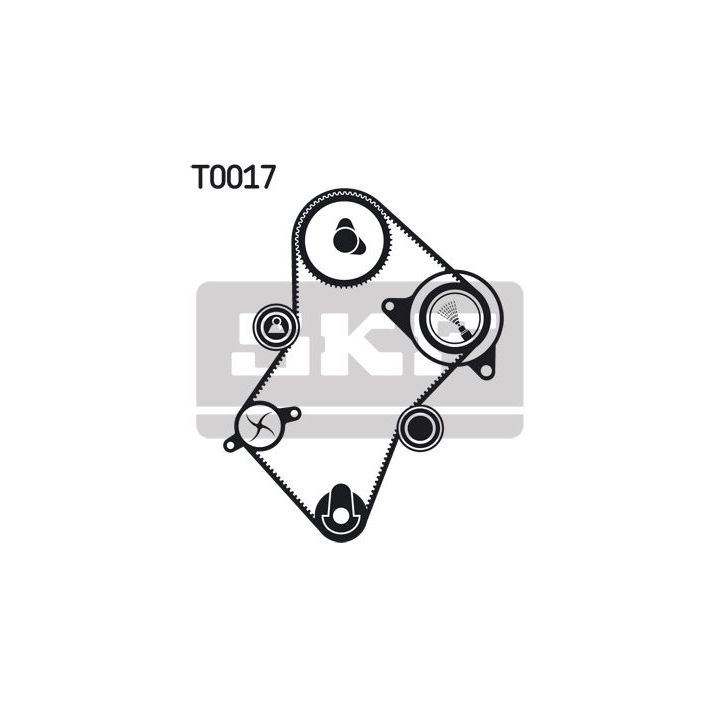 Paskirstymo diržo komplektas SKF VKMA 03240