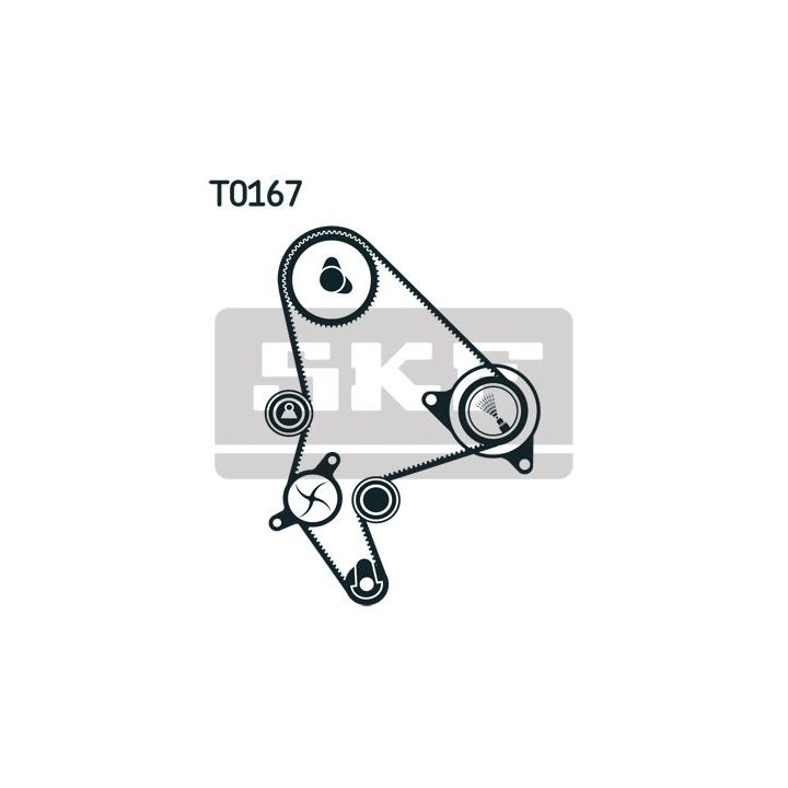 Paskirstymo diržo komplektas SKF VKMA 03247